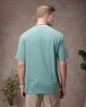 Shop Men's Green Oversized T-shirt-Full