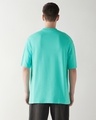 Shop Men's Green Oversized T-shirt-Full
