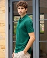 Shop Men's Green Polo T-shirt-Design