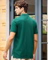 Shop Men's Green Polo T-shirt-Full