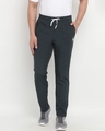 Shop Men's Green Polyester Track Pants-Full