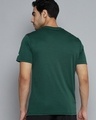 Shop Men's Green Raw Typography Slim Fit T-shirt-Full