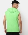 Shop Men's Green Ready Graphic Printed Oversized Hooded Vest-Design