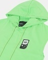 Shop Men's Green Ready Graphic Printed Oversized Hooded Vest