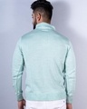 Shop Men's Green Relaxed Fit Zipper Sweater-Full