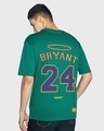 Shop Men's Green Remembering Kobe Bryant Typography Oversized T-shirt-Design