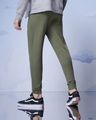 Shop Men's Green Robodex Graphic Printed Oversized Joggers-Full