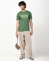 Shop Men's Green Sanskari Drip Typography T-shirt-Full
