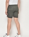 Shop Men's Green Self Designed Shorts-Full