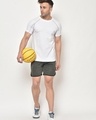 Shop Men's Green Self Designed Shorts