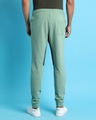 Shop Men's Green Slim Fit Cotton Joggers-Design