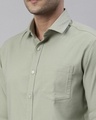 Shop Men's Green Slim Fit Shirt