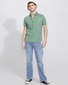 Shop Men's Green Slim Fit Shirt-Full