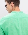 Shop Men's Green Slim Fit Shirt