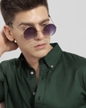 Shop Men's Green Slim Fit Shirt-Design