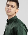 Shop Men's Green Slim Fit Shirt-Full