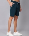 Shop Men's Green Slim Fit Shorts-Design
