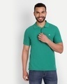 Shop Men's Green T-shirt-Front