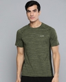 Shop Men's Green Slim Fit T-shirt-Front