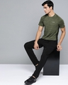 Shop Men's Green Slim Fit T-shirt