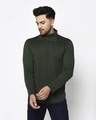 Shop Men's Green Slim Fit T-shirt-Front