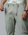 Shop Men's Green Slim Fit Trouser-Full
