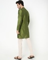 Shop Men's Green Relaxed Fit Festive Kurta-Design