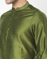 Shop Men's Green Relaxed Fit Festive Kurta