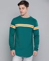 Shop Men's Green Solid T-shirt