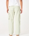 Shop Men's Light Green Straight Fit Cargo Corduroy Pants-Design
