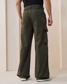 Shop Men's Green Baggy Distressed Straight Fit Jeans-Design