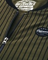 Shop Men's Green Striped Bomber Jacket