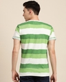 Shop Men's Green Striped Slim Fit T-shirt-Design