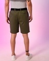 Shop Men's Green Striped Drawstring Shorts-Design