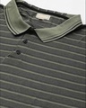 Shop Men's Green Striped Plus Size Oversized T-shirt