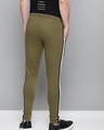 Shop Men's Green Striped Track Pants-Design