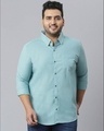 Shop Men's Green Stylish Full Sleeve Casual Shirt-Front