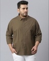 Shop Men's Green Stylish Full Sleeve Casual Shirt-Front