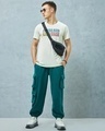 Shop Men's Green Super Loose Fit Cargo Joggers