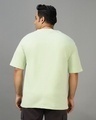 Shop Men's Green Super Loose Fit Plus Size T-shirt-Design