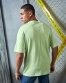 Shop Men's Green Super Loose Fit T-shirt-Design