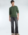 Shop Men's Leaf Green Textured Sweater-Full
