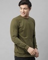 Shop Men's Green Sweatshirt-Design