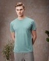 Shop Men's Green T-shirt-Front