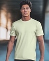 Shop Men's Green T-shirt-Front