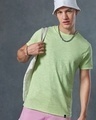 Shop Men's Green T-shirt-Front