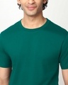 Shop Men's Dark Green T-shirt