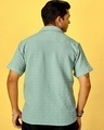 Shop Men's Green Textured Relaxed Fit Shirt-Design