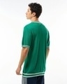 Shop Men's Green Textured Flatknit T-shirt-Design