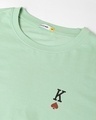 Shop Men's Green The King Typography Oversized T-shirt
